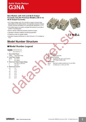 Y92B-N50 datasheet  